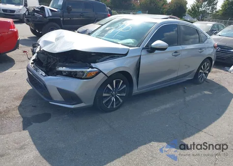 2023 Honda Civic Ex-L /Ex-L W/O Bsi из США, поврежденный, VIN 19XFL1H74PE000741